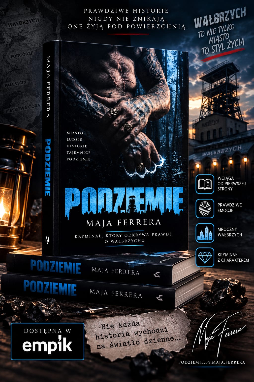 Książka „Podziemie” Maja Ferrera
