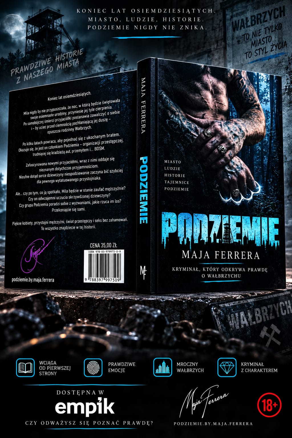 Książka „Podziemie” Maja Ferrera