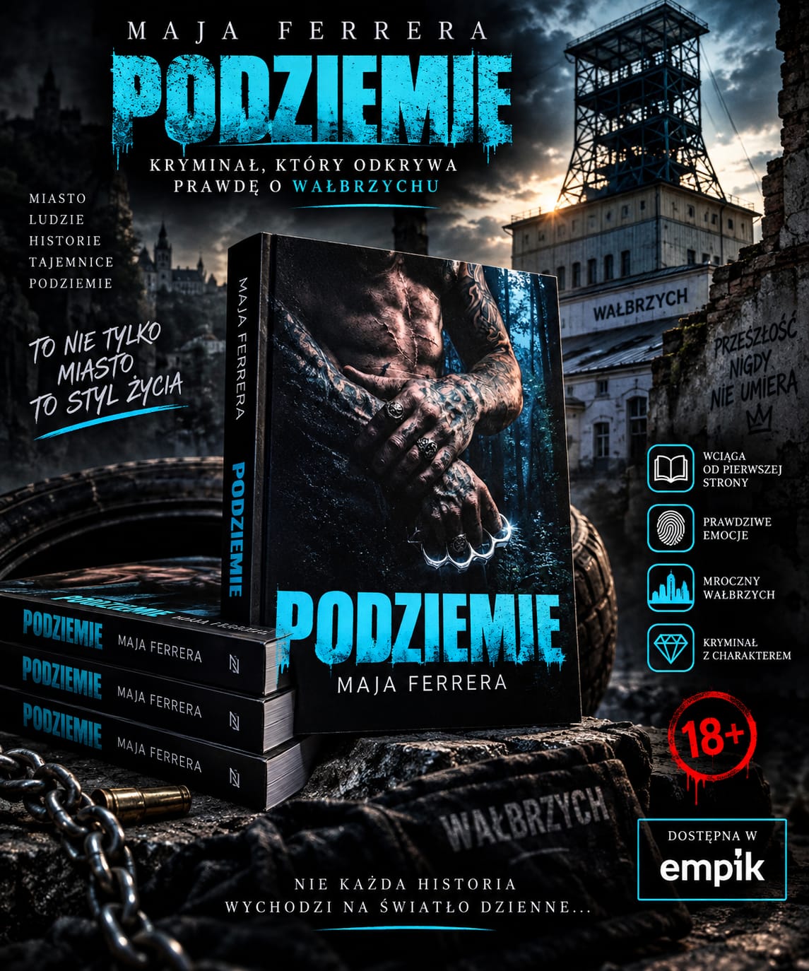 Książka „Podziemie” Maja Ferrera